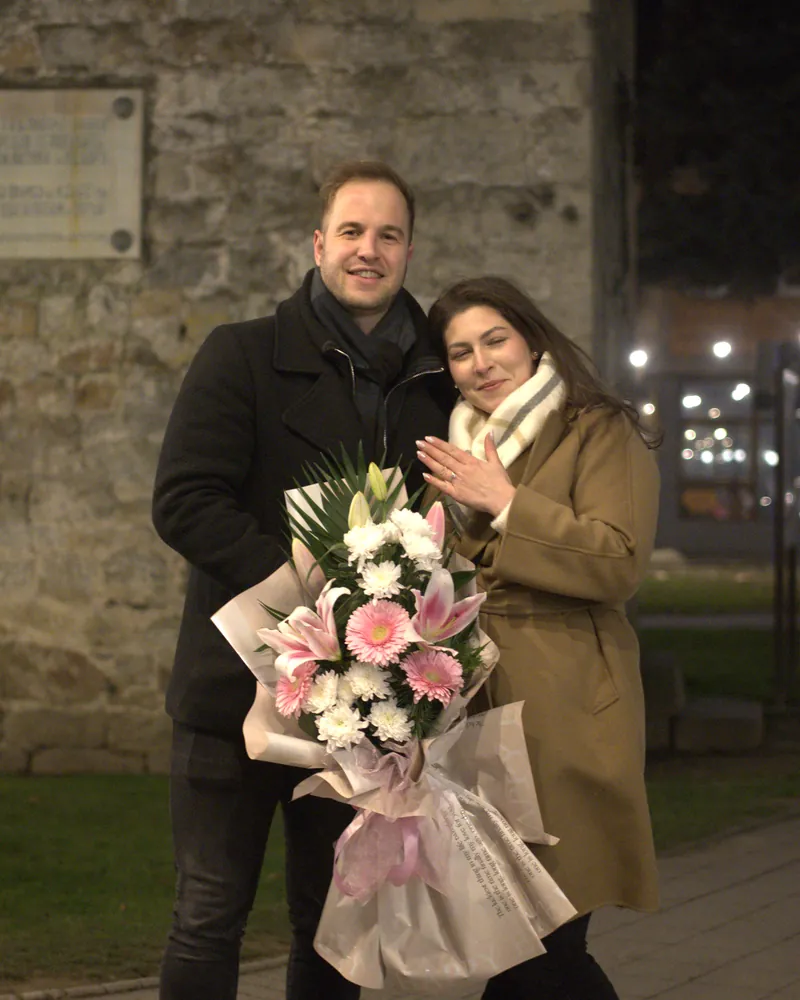 Magdalena and Klemen, the engagement, Bitola, December 2025